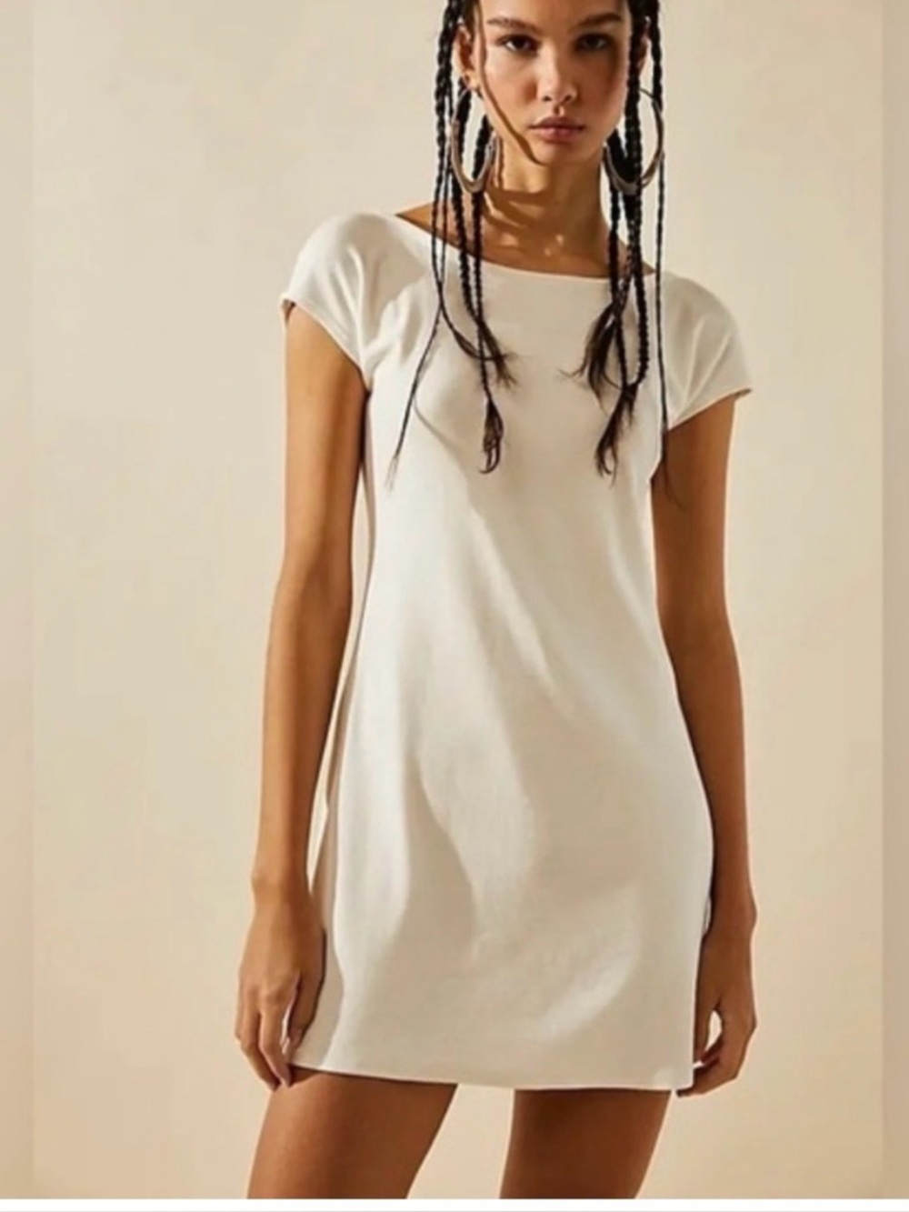 NWOT Free People Rosalia Low Back Mini Dress